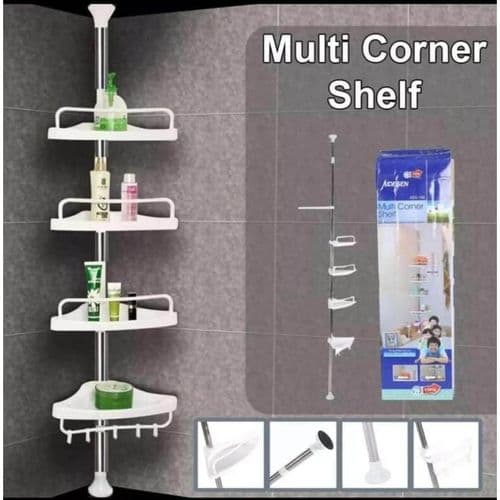 Corner shelf styled