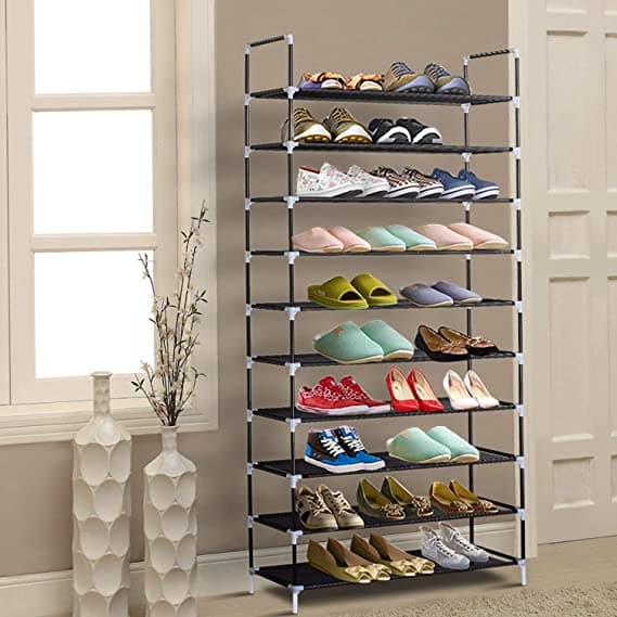 Shoe rack frame detail