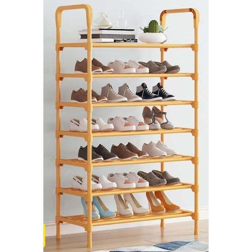 Shoe rack side view