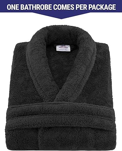 Wellsoft fleece bathrobe