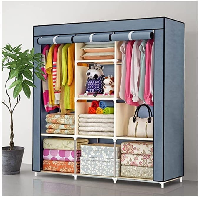 Wardrobe in a bedroom